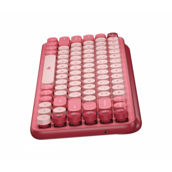Teclado Logitech POP, RF Inalámbrico + Bluetooth, Rosa (Español) - Image 4