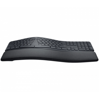 Teclado Logitech Ergo K860, Inalámbrico, RF Wireless/Bluetooth, Negro