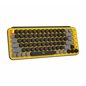 Teclado Logitech Pop Keys, Teclado Mecánico Negro/Gris/Amarillo - Image 3