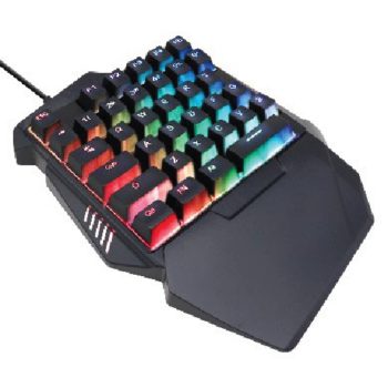 Teclado Gamer BRobotix 567892 RGB Una Mano - Image 2