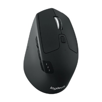 Mouse Ergonómico Logitech Óptico M720 Triathlon, Bluetooth, USB, 1000DPI, Negro