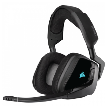 Corsair Audífonos Gamer VOID RGB ELITE Wireless 7.1, Inalámbrico, USB, Negro