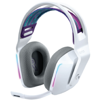 Logitech Audífonos Gamer G733 7.1 para PS4/PC, Inalámbrico, USB, Blanco