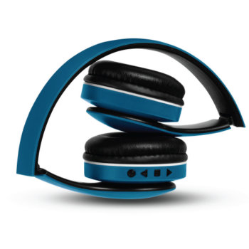STF Audífonos con Micrófono Nordic, Bluetooth, Inalámbrico, 3.5mm, Azul - Image 3