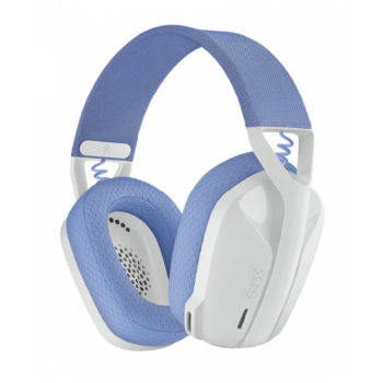 Logitech Audífonos Gamer G435 para PC/PS4/PS5, Inalámbrico, USB-A, Blanco/Lila